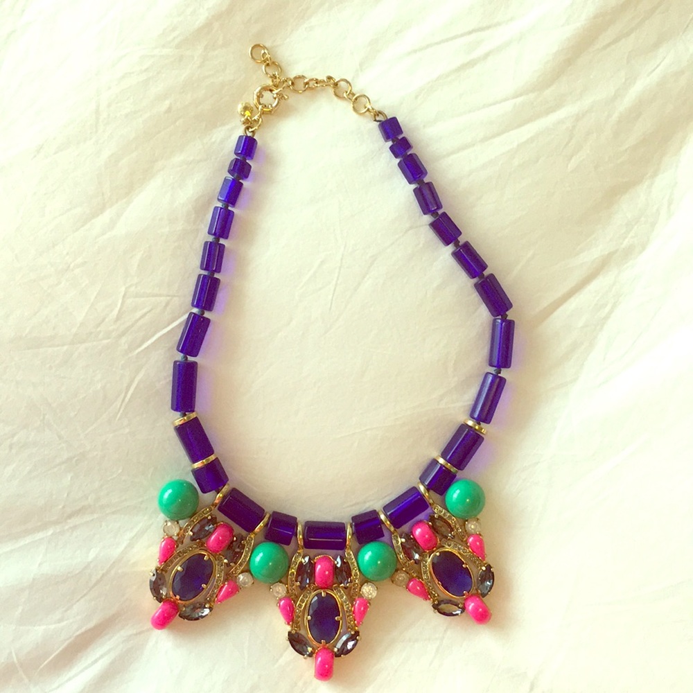 J. Crew jewel tone necklace
